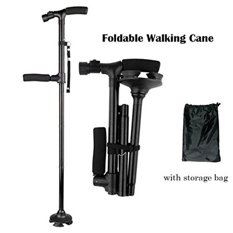 Reak Foldable Walking Cane With Led Light Walking Stick For Men