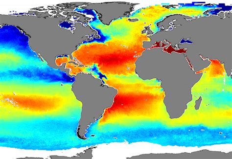 Years Of Satellite Data Help Map Ocean Salinity Levels
