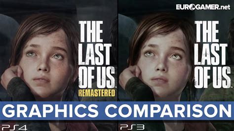 the last of us remastered trailer comparison eurogamer youtube