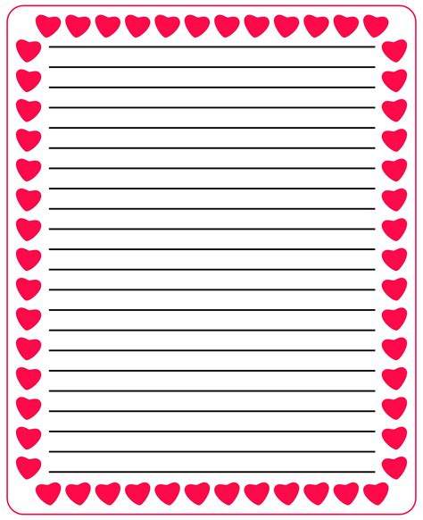 11 Best Free Printable Lined Letter Paper Pdf For Free At Printablee