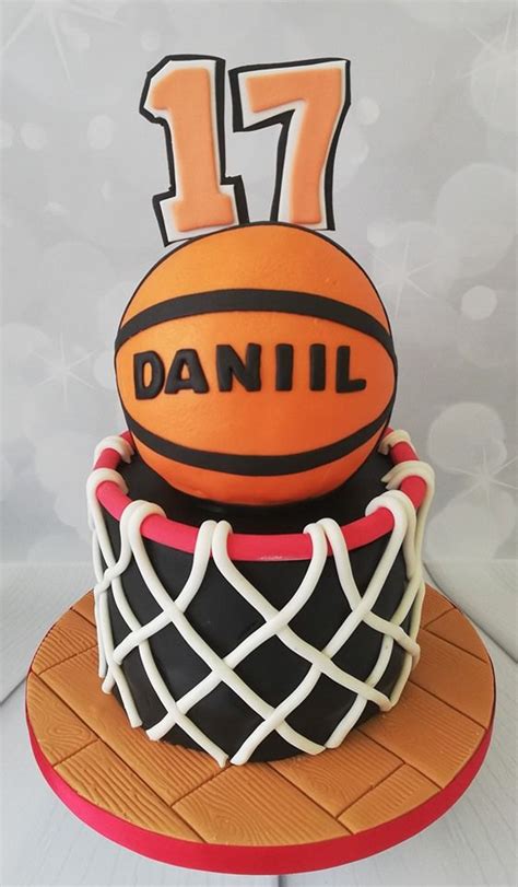 Basketball Cake White Cake Recipe Cake Pop Recipe Basketball Birthday Basketball Cakes
