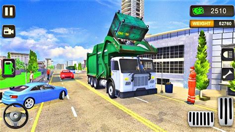 Garbage Truck 3d Trash Game Trash Truck Android Gameplay Youtube