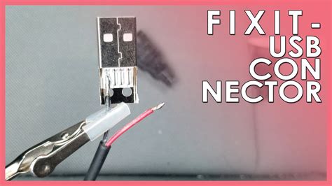 FIXIT USB CONNECTOR YouTube