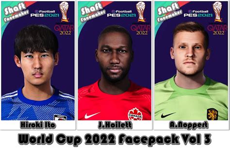 Pes 2021 World Cup 2022 Facepack Vol3 Kazemario Evolution