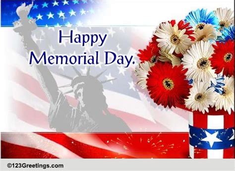 God Bless America On Memorial Day Free Wishes Ecards Greeting Cards