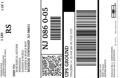 It was founded in 1873 by charles m. 32 Barnes And Noble Rental Return Shipping Label - Labels ...