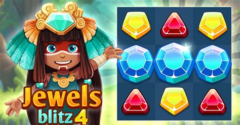 Jewels Blitz 4 🕹️ Spil Jewels Blitz 4 På Crazygames