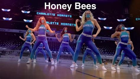 honey bees charlotte hornets dancers nba dancers 4 23 2021 dance