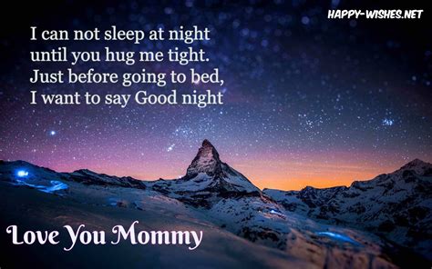 75 Good Night Mom I Love You Images Relationship Quotes