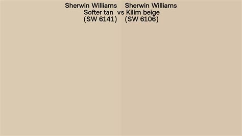 Softer Tan Vs Kilim Beige