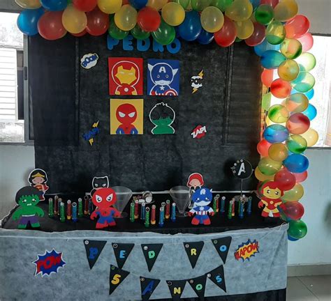 Aniversário Vingadores herois Marvel vingadores baby festa faça