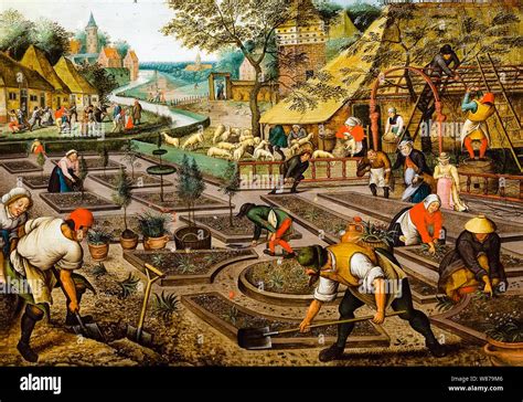 Pieter Brueghel The Younger The Four Seasons Spring Painting 1564