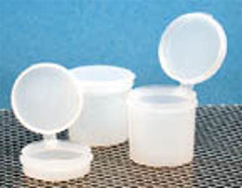Fisherbrand Polyethylene Hinged Lid Containers 2 Oz 100cs Medex Supply