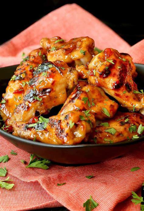 Slow Cooker Sticky Chicken Wings Appetizer Girl
