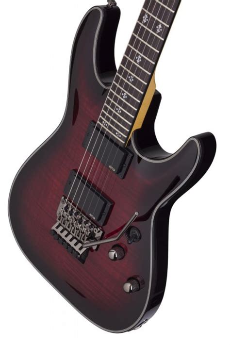 Schecter Damien Elite 6 Fr Crb Crimson Red Burst Hari Hari Musik