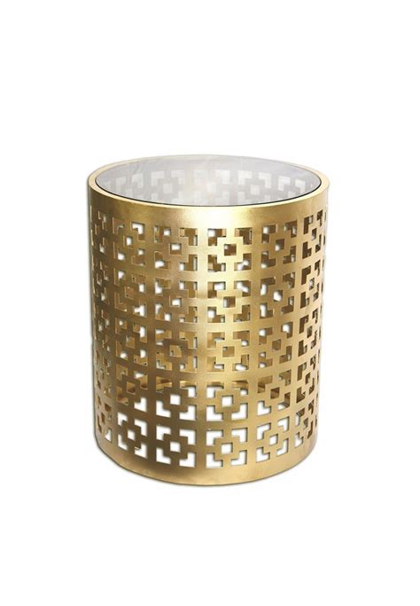 To get started you will need a few supplies! Buy Alhambra Regent 19" Brass Glass Top Round Side Table ...