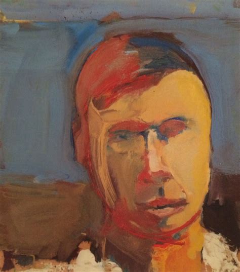 ♀ Painted Art Portraits ♀ Richard Diebenkorn Self Portrait 1956