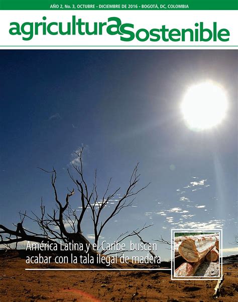 Revista Agricultura Sostenible Edición Tres 3 Octubre Diciembre De