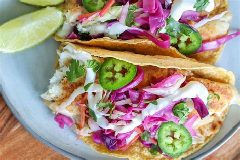 Easy Fish Tacos With Cabbage Slaw Passport Flavor
