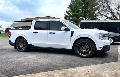 White Maverick On Silvers Coilovers 20 Vision Wheels In Bronze