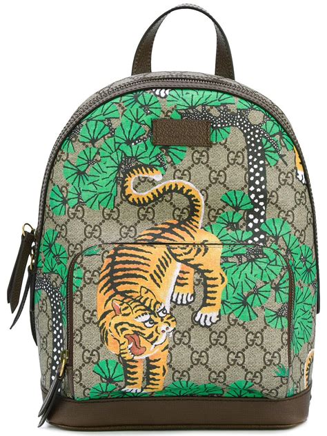 Gucci Bengal Tiger Print Backpack For Men Lyst