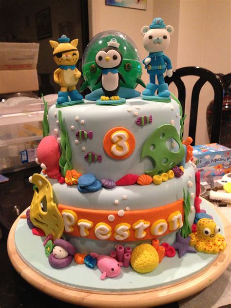 Pin By Mony Taing On Food Octonauts Birthday 3rd Birthday Cakes