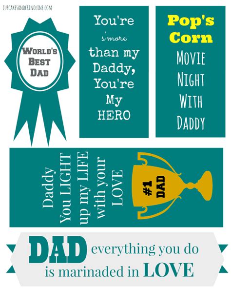 Happy Fathers Day Free Printables The How To Home