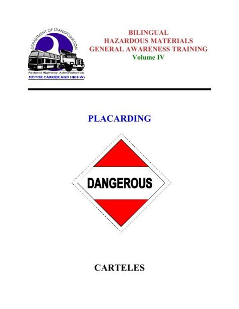 Bilingual Hazardous Materials General Awareness Training