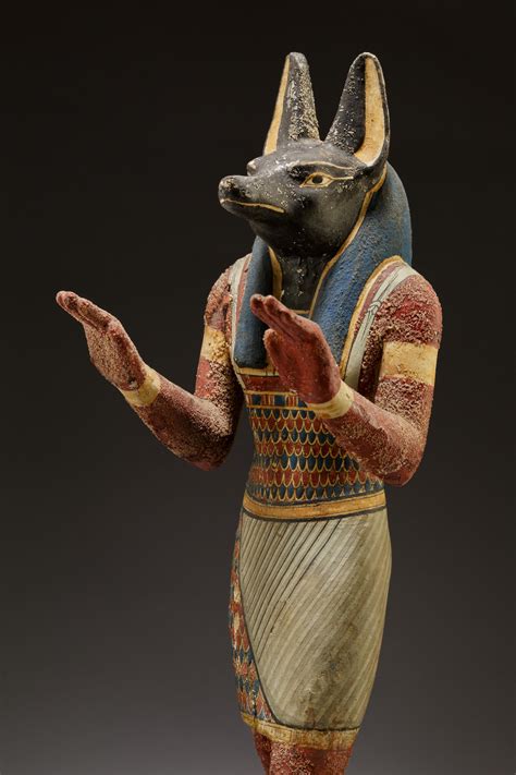 The Ancient Way Of Life — Statuette Of Anubis Period Ptolemaic