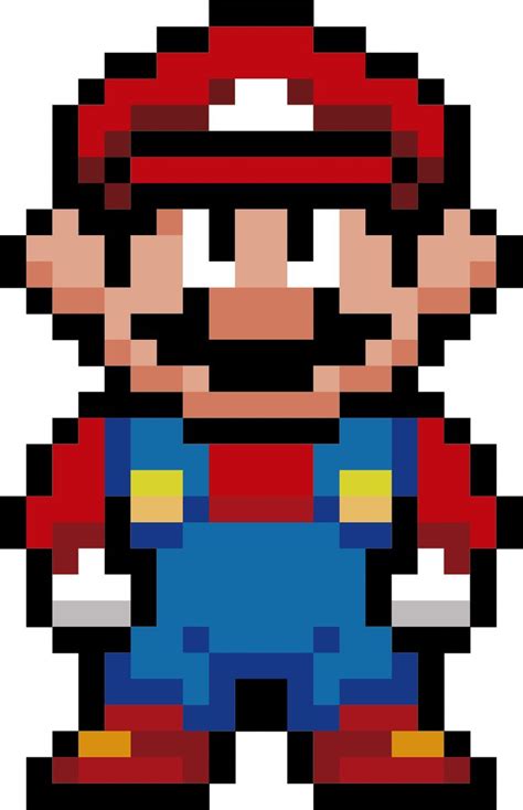 Mario Bros bit PNG Pixeles Patrón de píxeles Patrones