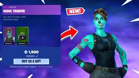 Ghoul Trooper Ist Im Shop Fortnite Battle Royale Youtube