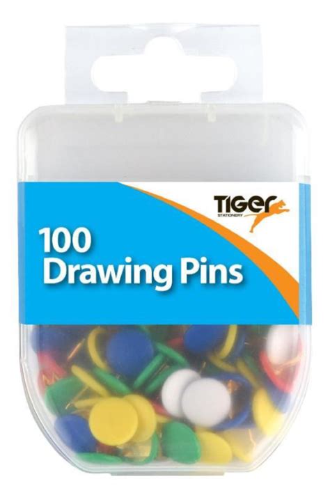 100 Drawing Pins Uni Accessories