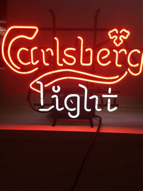 Carlsberg Light Neon Sign Real Neon Light Diy Neon Signs Custom