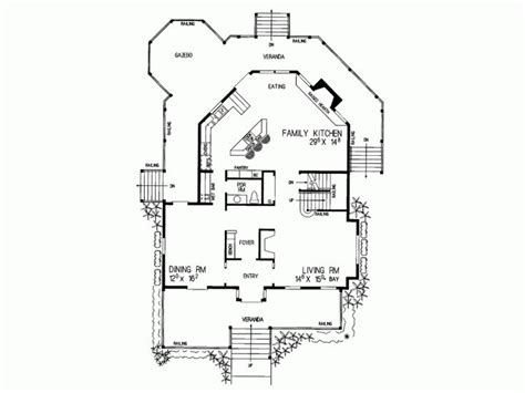Victorian Style House Plan 3 Beds 35 Baths 2566 Sqft Plan 72 885