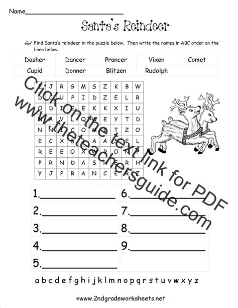 Free printable abc order worksheets the best worksheets image. Free Printable Abc Order For Second Graders : Alphabetical ...