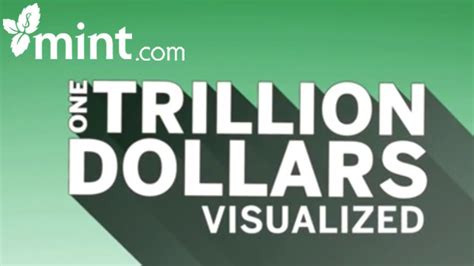 What Does One Trillion Dollars Look Like Mint Personal Finance