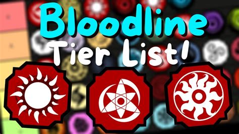 Furthermore, having one of the best bloodlines will be of great help when testing your skills against other players in the game. NEW BLOODLINE TIERLIST! | Every Genkai Ranked! | Shindo ...