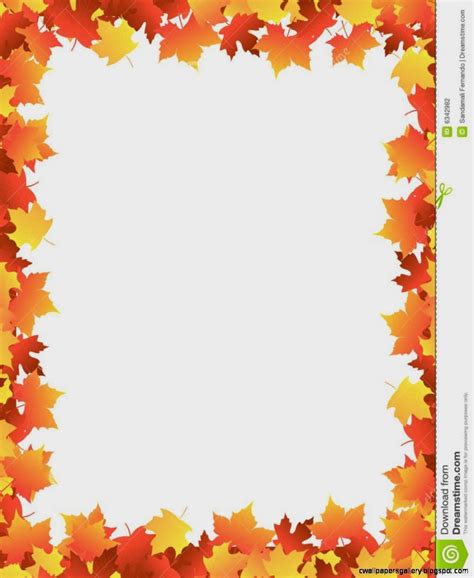 Free Fall Border Paper Printable Get What You Need For Free