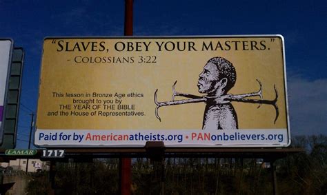 Atheists Slavery Billboard Raises Tempers In Pa
