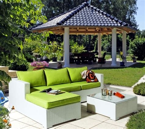 Outdoor patio with gas fireplace that lives right off the kitchen. Trendy Garden Furniture Sets - Comfort in the garden or on the balcony | Interior Design Ideas ...
