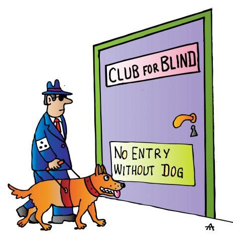 Blind By Alexei Talimonov Philosophy Cartoon Toonpool