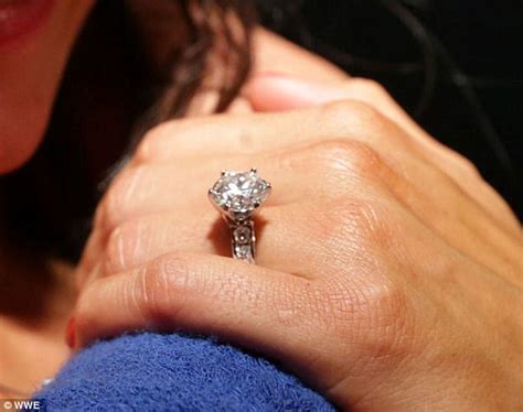 Wwes John Cena Proposes To Nikki Bella With Huge Diamond Daily Mail Online