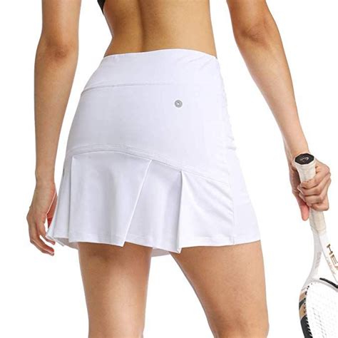 ibeauti womens back pleated athletic tennis golf skorts skirts with 3 pockets mesh