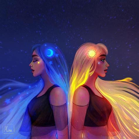 ᴍɪɴᴀ On Instagram 🌙 Day And Night Sun And Moon ☀️ Finally Finished My