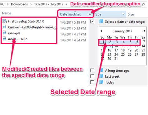 How To Find Files Created Or Modified Between Specific Date