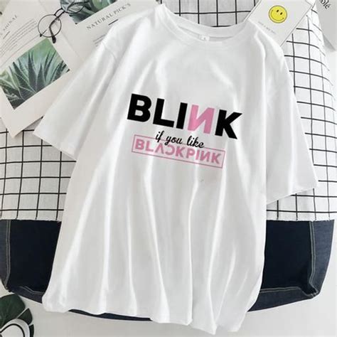 Blackpink Print T Shirt Women S New Summer Casual Black Pink O Neck Short Sleeve Korea Hip Hop