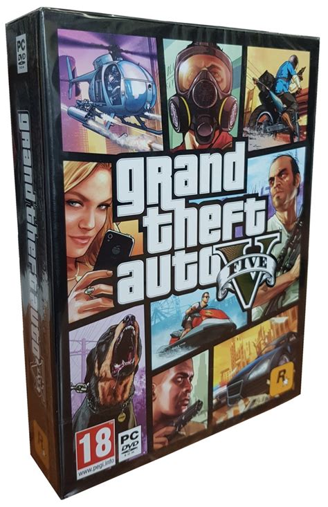 Gta 5 Grand Theft Auto V Box PŁyta Pc Pl Mapa 7084177845