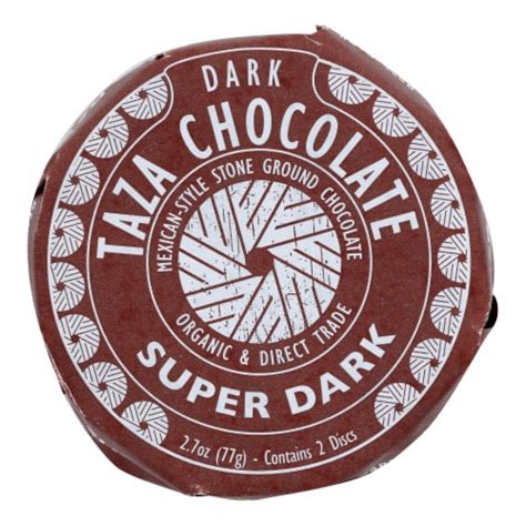 Taza Chocolate Organic Chocolate Mexicano Discs Super Dark Case Of Oz Case Of