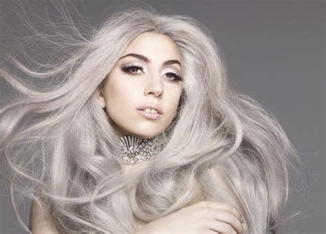 Lady Gaga Gray Hair Color With Images Silver Hair