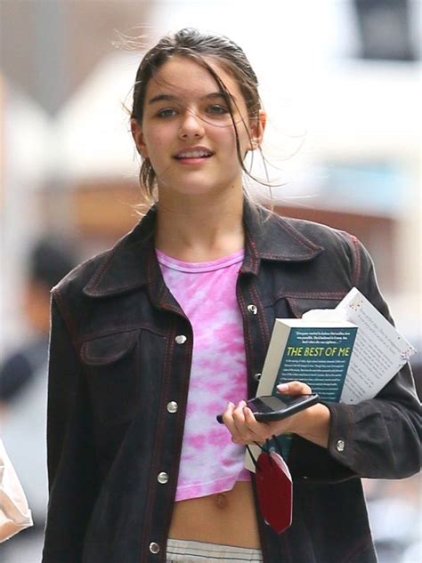 Suri Cruise Is The Image Of Her Mother On Set Visit Hello Hot Sex Picture